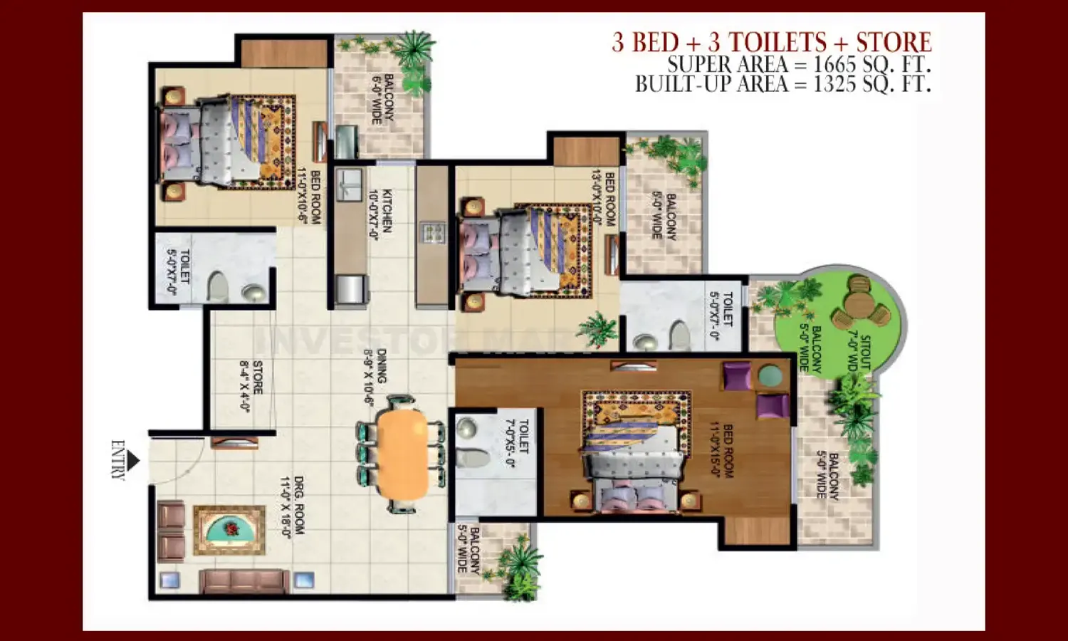 Grand Ajnara Heritage floor plan